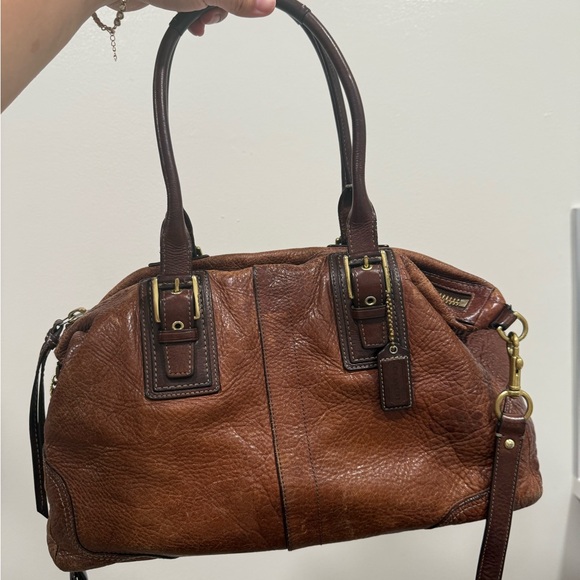 Coach Hamilton Brown Leather Bag - Picture 8 of 8